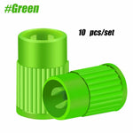 10pcs Plastic Tire Valve Caps | Universal Dust Covers for Cars Trucks Motorcycles SUV alternate view