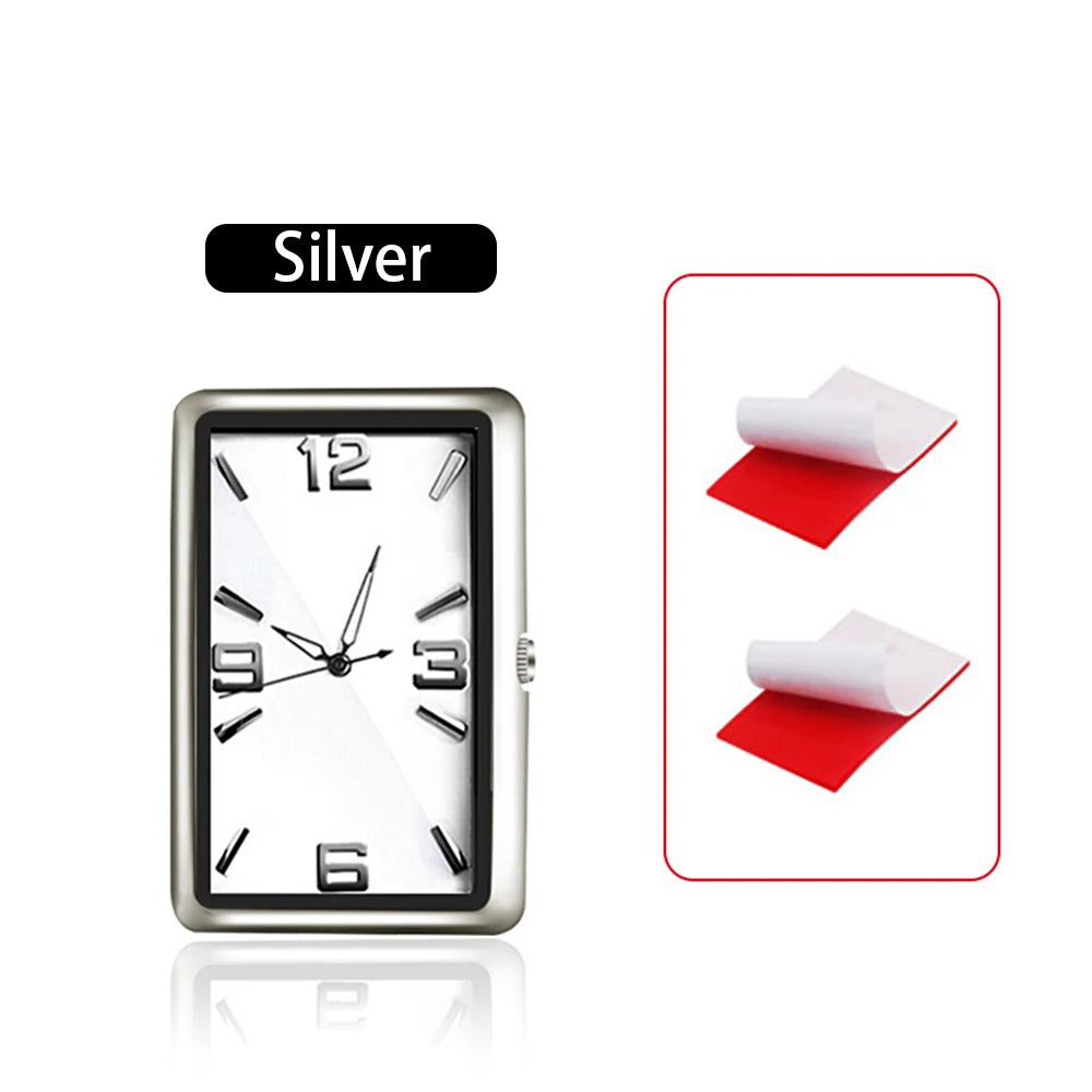 High Quality Car Clock Automobile Internal Stick-On Mini Digital Fashion Watch Auto Quartz Clock Watch Car Ornaments Accessories