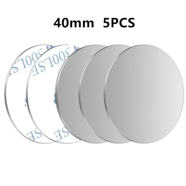 Magnetic Metal Plate Disks for Car Phone Holder, 10-Piece Iron Pack alternate view