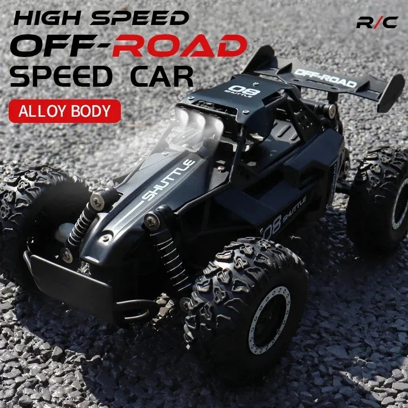 1:16 RC Car 2WD with LED Light Remote Control Toy detail view