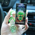Skull-Shaped Wooden Car Air Freshener | Long-Lasting Light Fragrance for Car Interior lifestyle view