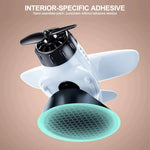 Solar Powered Rotating Airplane Car Dashboard Ornament