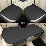 Ice Silk Car Seat Cushion Breathable Non-Slip | Square / Long / 3-Piece