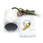 52mm Analog Gauge Set | White LED Car Gauges with Holder lifestyle view