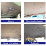Car Ceiling Fabric Fixing Clips Universal Car Roof Lining Cloth Dropping Repair Buckle A detail view