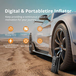 CARSUN Rechargeable Air Pump Tire Inflator | Portable Cordless Digital Compressor for alternate view