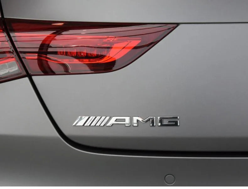 ABS Car Logo Emblem For Mercedes Benz AMG A B C E G CLA W211 W203 W204 W210 W124 Rear lifestyle view