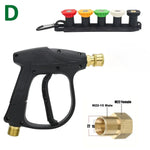 Pressure Washer Gun Kit with Quick Connect Nozzle and Hose Adapters | Compatible with Ka detail view