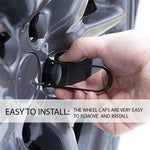 17mm/19mm/21mm 20Pcs Car Wheel Nut Caps Protection Covers Caps Auto Hub Screw Cover Bl close-up view