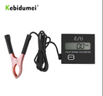 Digital Tach Hour Meter | Inductive Clip Style Waterproof Tachometer for Motorcycle Chainsaw Gasolin