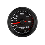 2" 52mm Car Boost Meter | Electronic Boost Gauge with 7-Color Backlight and Alarm detail view