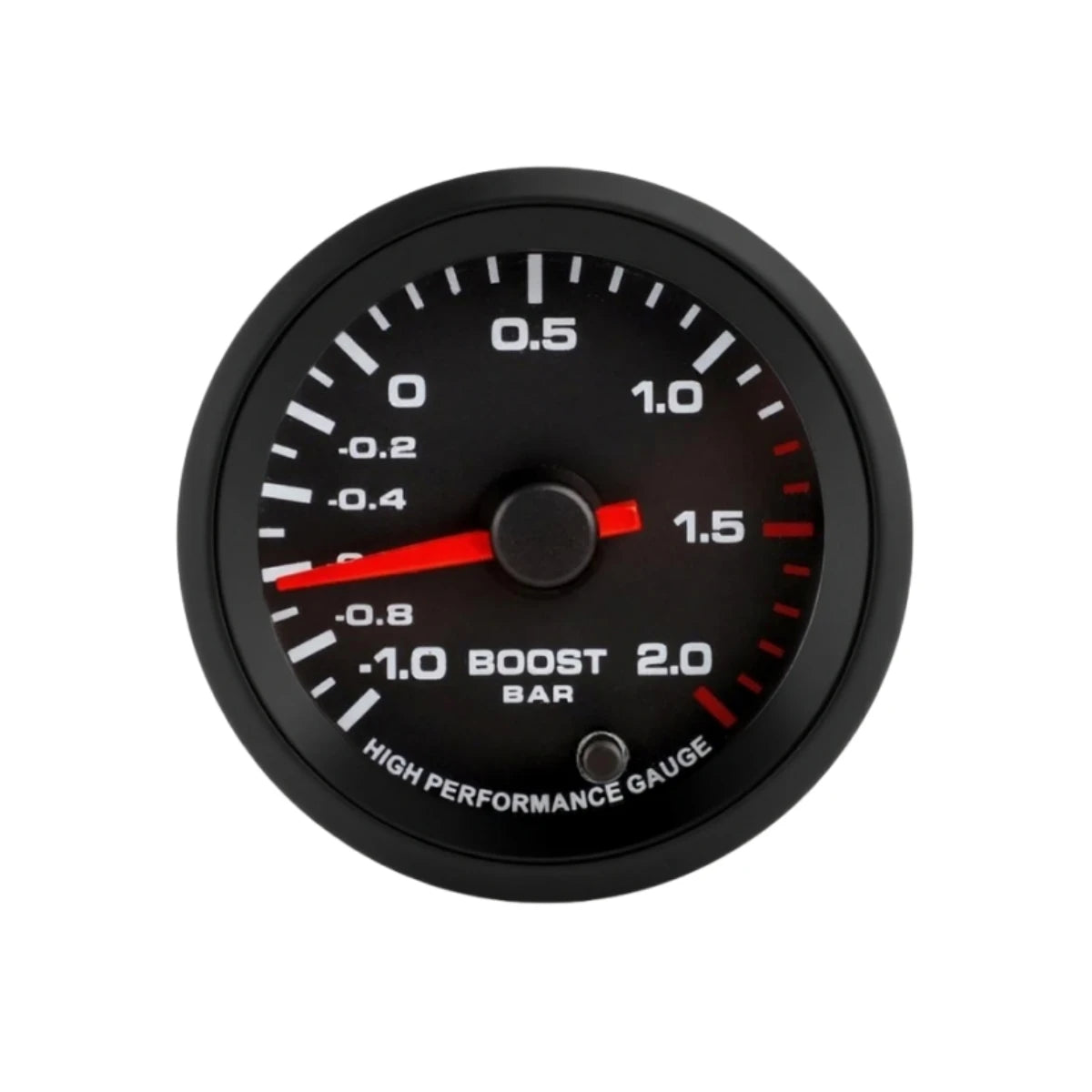 2" 52mm Car Boost Meter | Electronic Boost Gauge with 7-Color Backlight and Alarm detail view