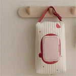 ins car tissue box hanging cartoon car seat back tissue hanging bag baby stroller wet tissue storage bag