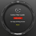 Mazda Carbon Fiber & Leather Steering Wheel Cover