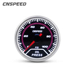 52mm Smoke Lens Car Gauge Set | 11 Types for 12V Vehicles detail view