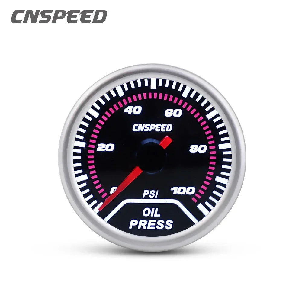 52mm Smoke Lens Car Gauge Set | 11 Types for 12V Vehicles detail view