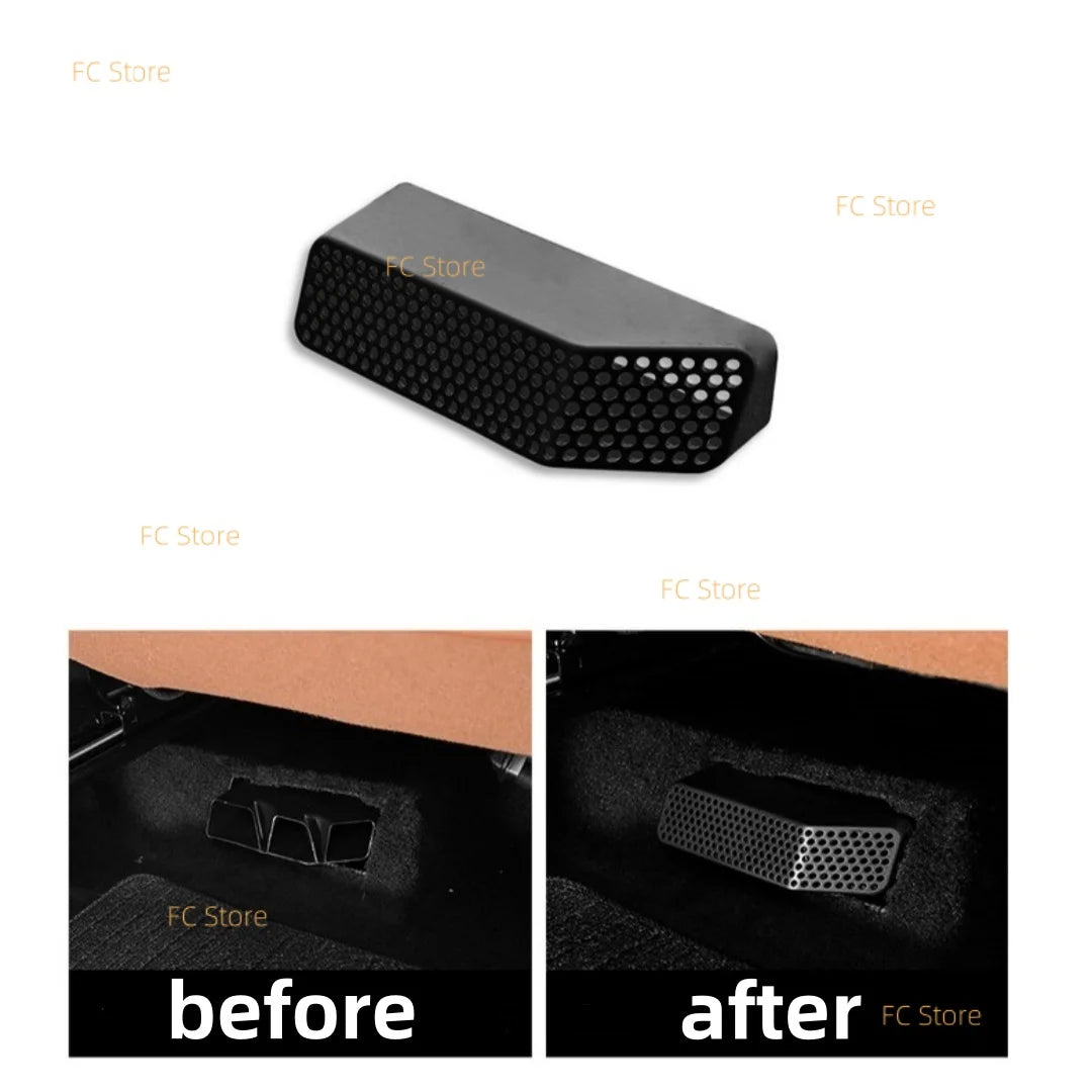 Car Under Seat Floor AC Air Conditioner Vent Outlet Protection Cover With Hyundai Palisa detail view