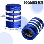 4PCS Tire Valve Stem Cap | Metal Tire Air Caps with Plastic Liner Corrosion Resistant alternate view