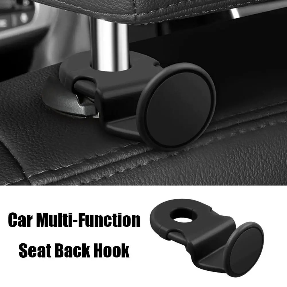 No Scratch Car Headrest Hooks, Heavy Duty Back Seat Hanger for Food Bag Purse, Invisi lifestyle view