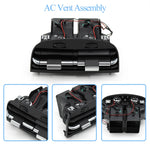 Rear Air Conditioning AC Vent Grille Outlet Cover Panel  Assembly Slider Clip For Maserati Ghibli 2014-2020 670021523