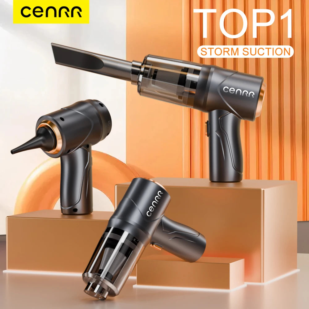 CENRR 895000PA Cordless Car Vacuum Cleaner | Powerful Handheld Wireless Vacuum for Cars