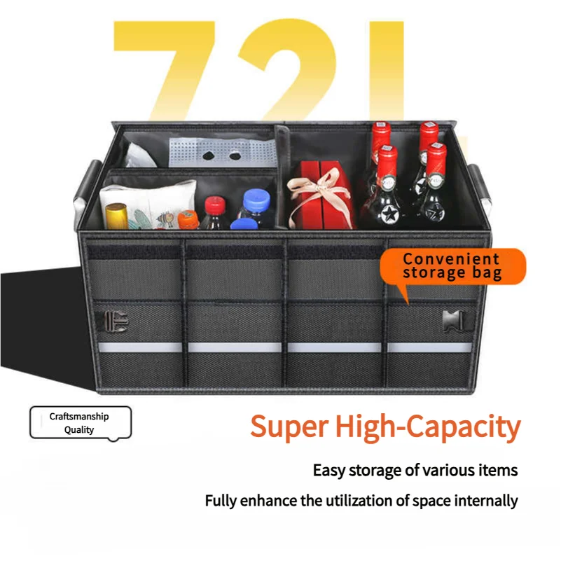 Foldable Oxford Cloth Trunk Organizer 72L lifestyle view