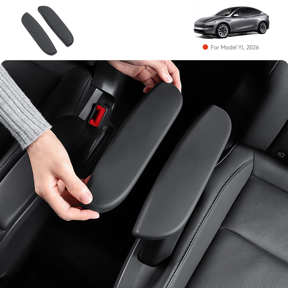 YZ Silicone Second Row Armrest Protective Cover For Tesla New Model YL Custom Fit Anti Scratch Inter