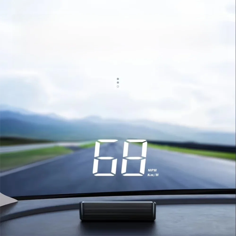 Universal Car Speedometer HUD GPS Head-Up Display | Windshield Speed Projection for Vehicles and Tru