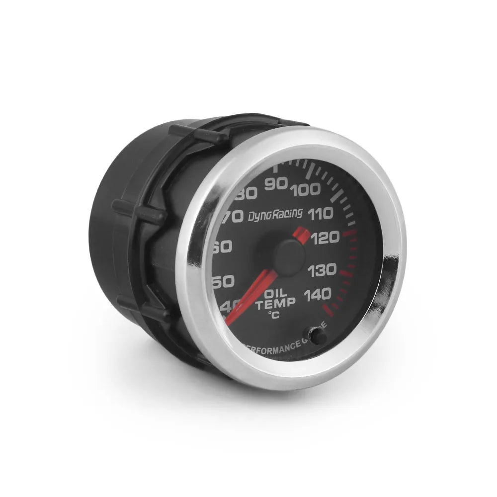 Dynoracing 2 Inch 52mm 12V Oil Temp Gauge Celsius 7 Colors | Stepper Motor Oil Tempera close-up view
