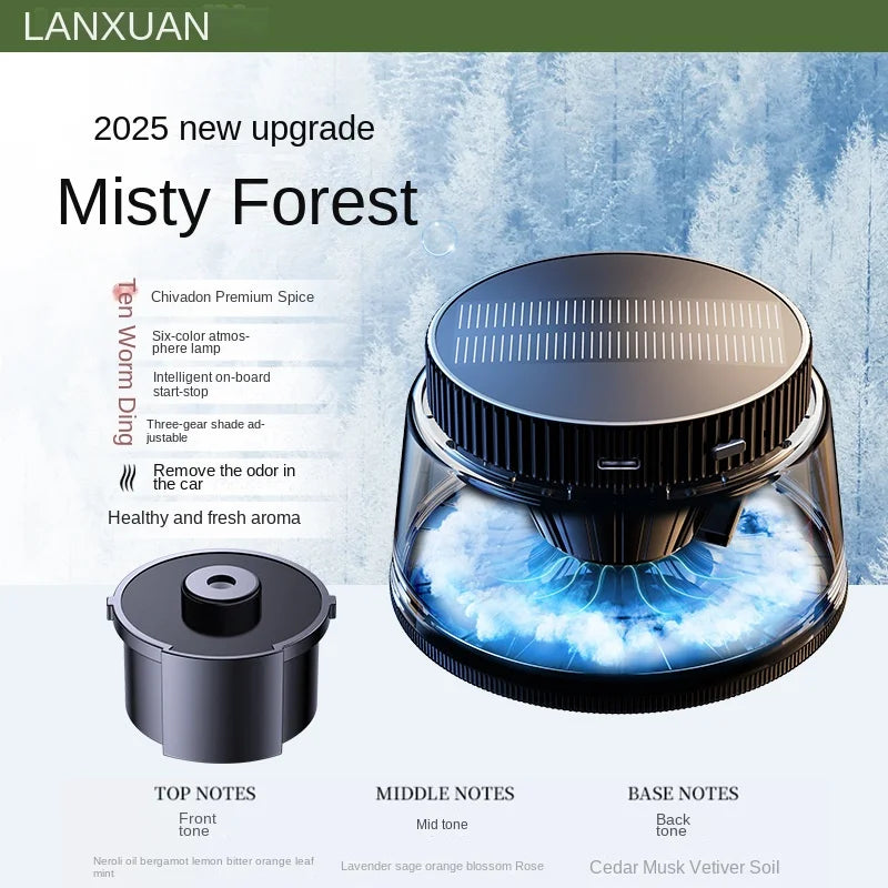Cloud Car Aromatherapy | Long-Lasting Men's Car Perfume Fog detail view