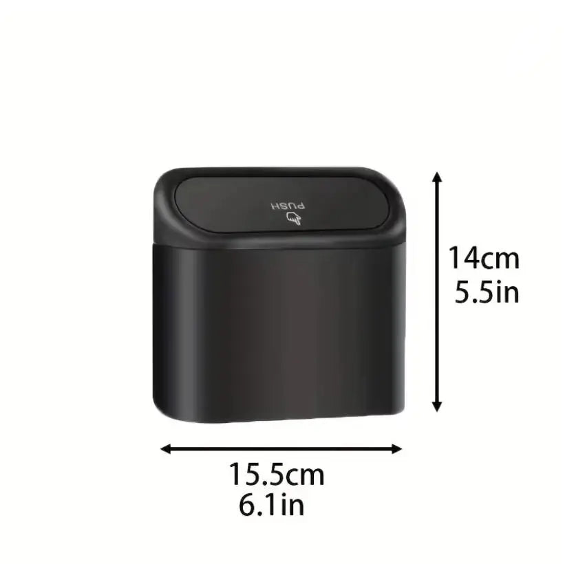 Car Trash Can (with Lid) Contains 1/2/3 Garbage Bags, Small Car Trash Can, Leak-proof lifestyle view