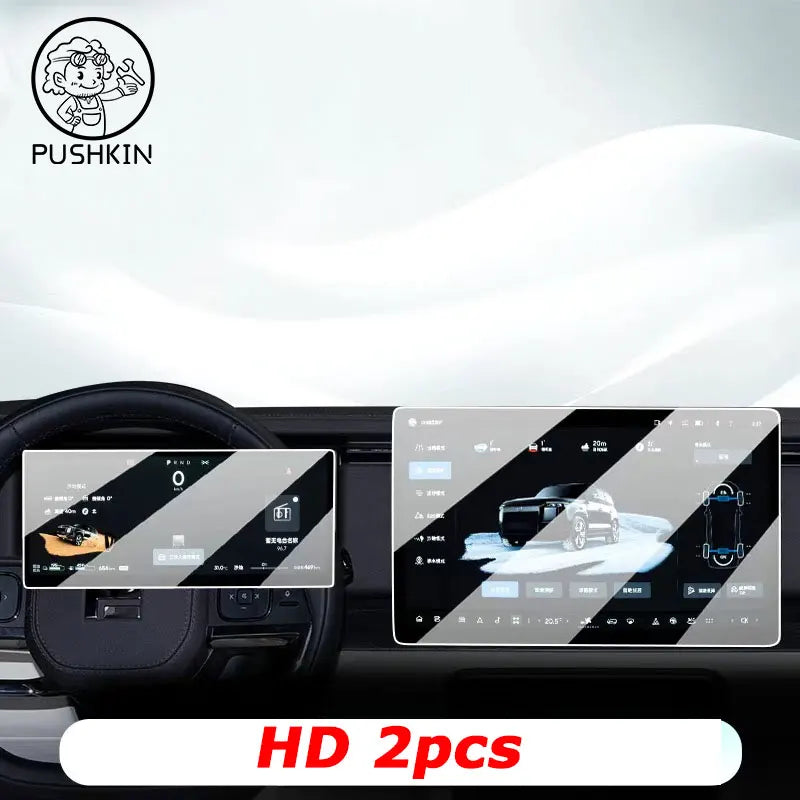 For Rox Adams Polestones 01 ROX 01  Car Tempered Glass Screen Protector Center Console Anti Glare HD Film Protection Accessories