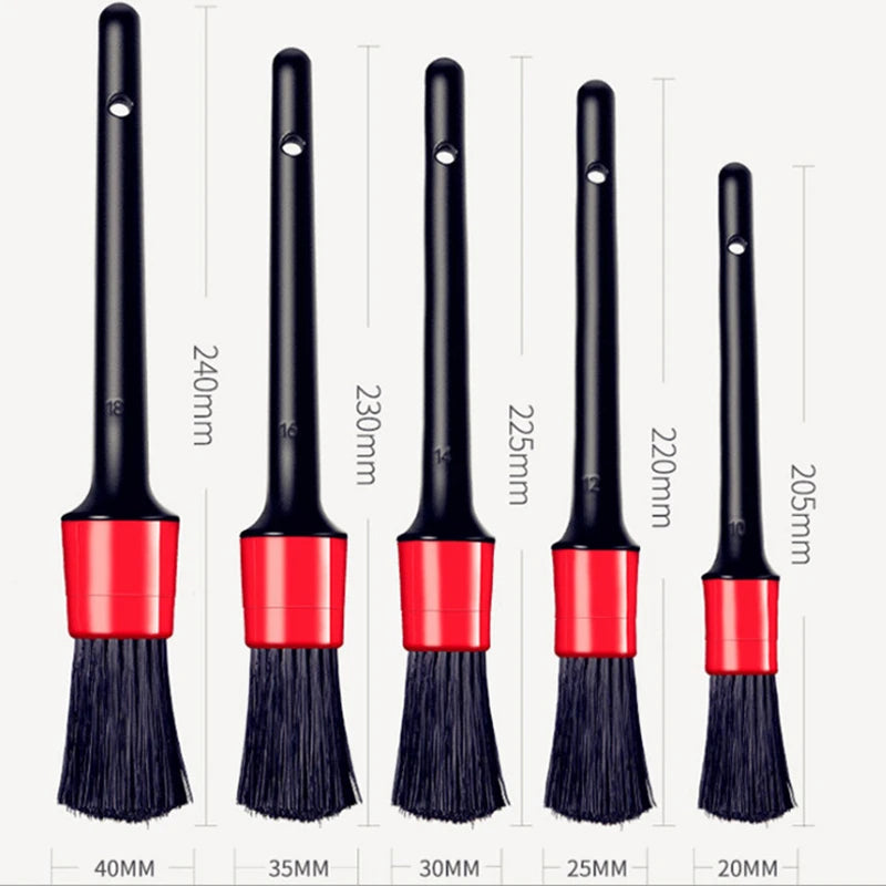 1/4PCS Car Wash Brush Detail Small Automotive Interior Cleaning Tools Air Conditioner lifestyle view