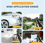 2L Pressurized Car Wash Foam Sprayer | Hand Pump Foam Cannon with 2 Nozzles detail view