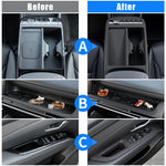 For Hyundai Tucson NX4 2025 2026 Car Center Console Organizer Tray Armrest Storage Box Glass Lift Switch Silicone Cover