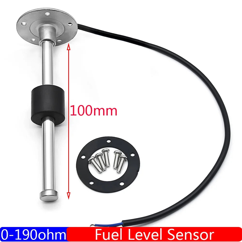 Multi 85mm 6-in-1 Tachometer Gauge Set | Fuel Level, Water Temp, Oil Pressure, Volt additional angle
