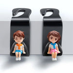 2Pcs Car Headrest Hook Hanger Storage Holder Clip