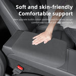 Car Center Console Armrest Pad For Tesla Model YL 2026 6 Seats Auto Central Armrest Box Cover Anti-Scratch Accessories