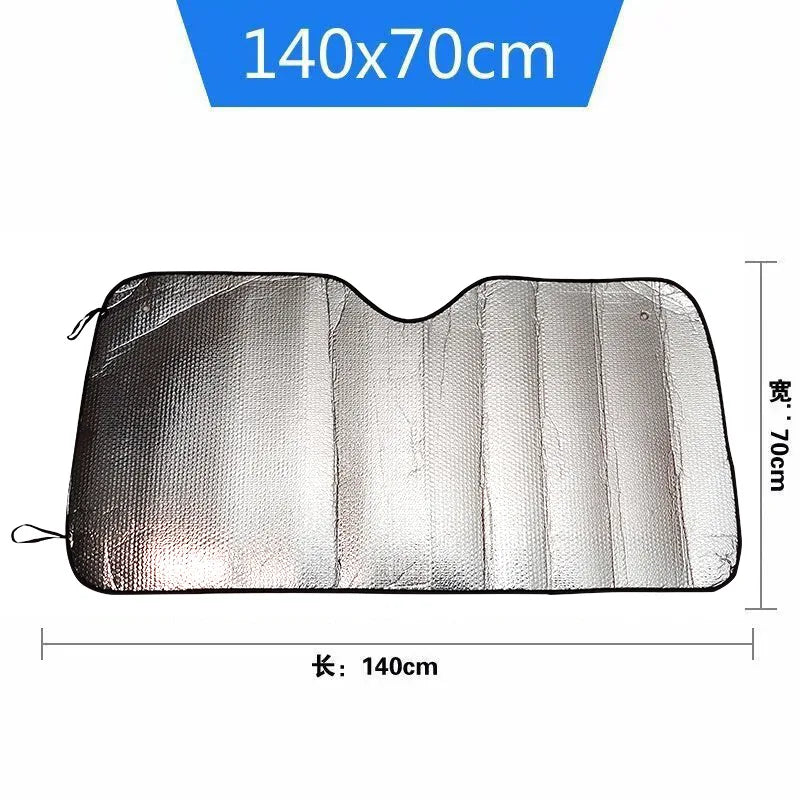 140x70CM Car Window Sun Shade Windshield Snow Ice Anti-UV Protection Front Rear Windshie detail view