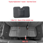 Car Rear Seat Rail Cover Replacement For Toyota Highlander XU40 XU50 2015-2021 2nd Ro alternate view