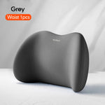 Car Universal Headrest Lumbar Memory Foam Cervical Lumbar Support Car Headrest Backres close-up view