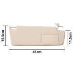Car Interior Sunvisor For VW Tiguan 2009 2010 2011 2012 2013 2014 2015 With Mirror With lamp Front Sun Visor Shade Accessories