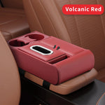 Multifunctional Car Armrest Pad Storage Box Center Console Organizer with Cup Holder Tis detail view