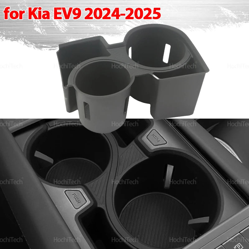 Kia EV9 2024-2025 Anti-Slip Storage Box Cup Holder | Car Interior Accessories