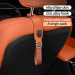 Universal Car Zinc Alloy Seat Back Hook Multifunctional Rear Storage Hook for Vehicles I detail view