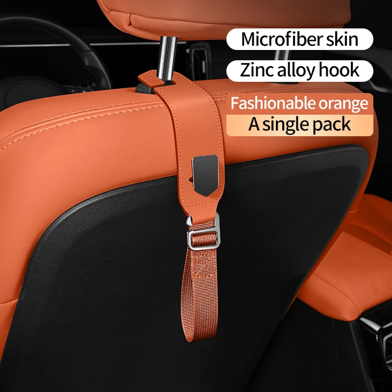 Universal Car Zinc Alloy Seat Back Hook Multifunctional Rear Storage Hook for Vehicles I detail view