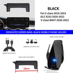 AULIGUS Car Phone Holder for Mercedes-Benz C GLC V-class w204 w205 x253 w447 7/10.25 alternate view