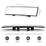 Auto Anti glare Wide Angle Convex Rearview Mirror Car Interior Rear View Baby Child Seat Watch Blue Sun Visor Goggle Safety