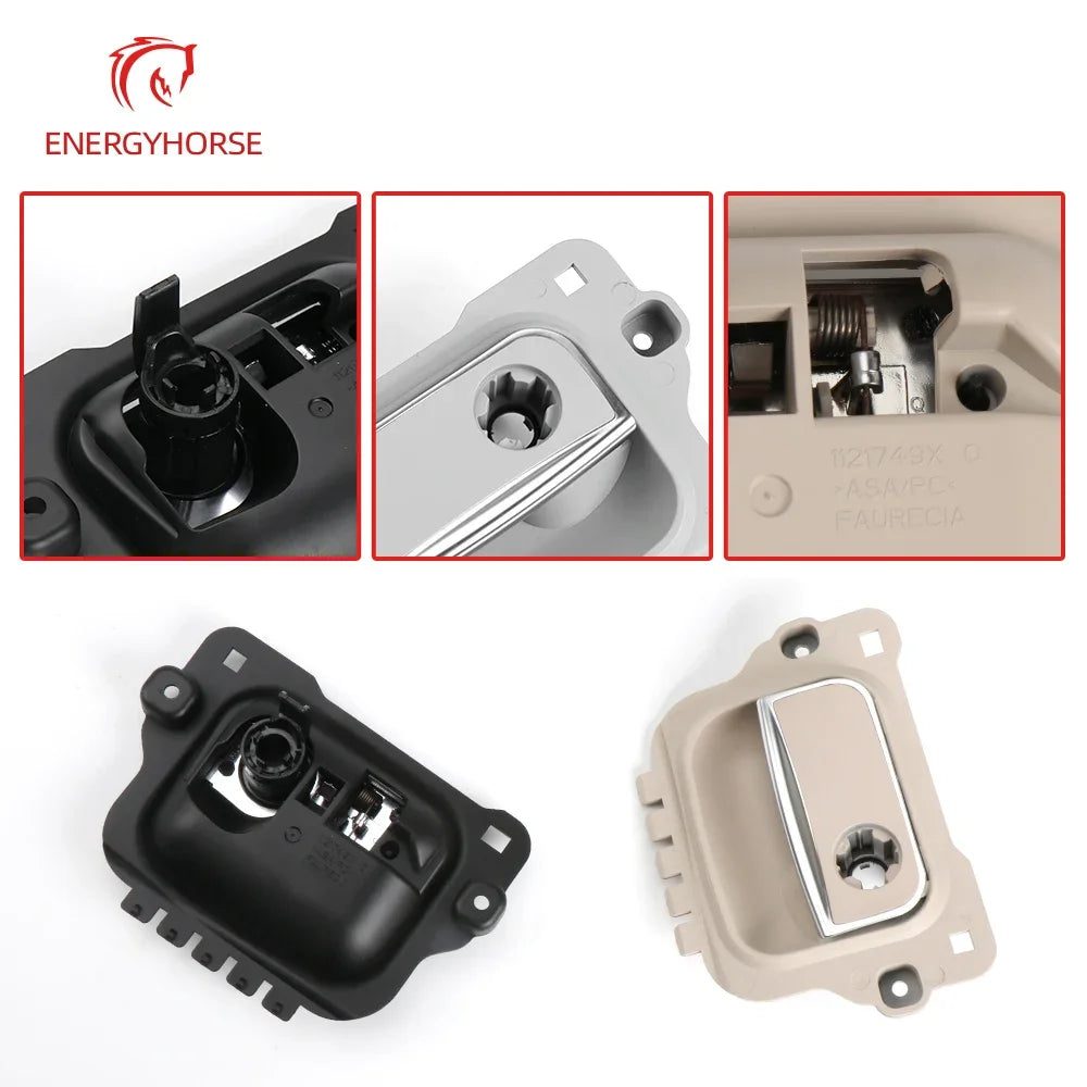 Car Glove Box Lock Latch Handle Fit Toolbox Switch Cover Automobiles Interior Parts Ac close-up view