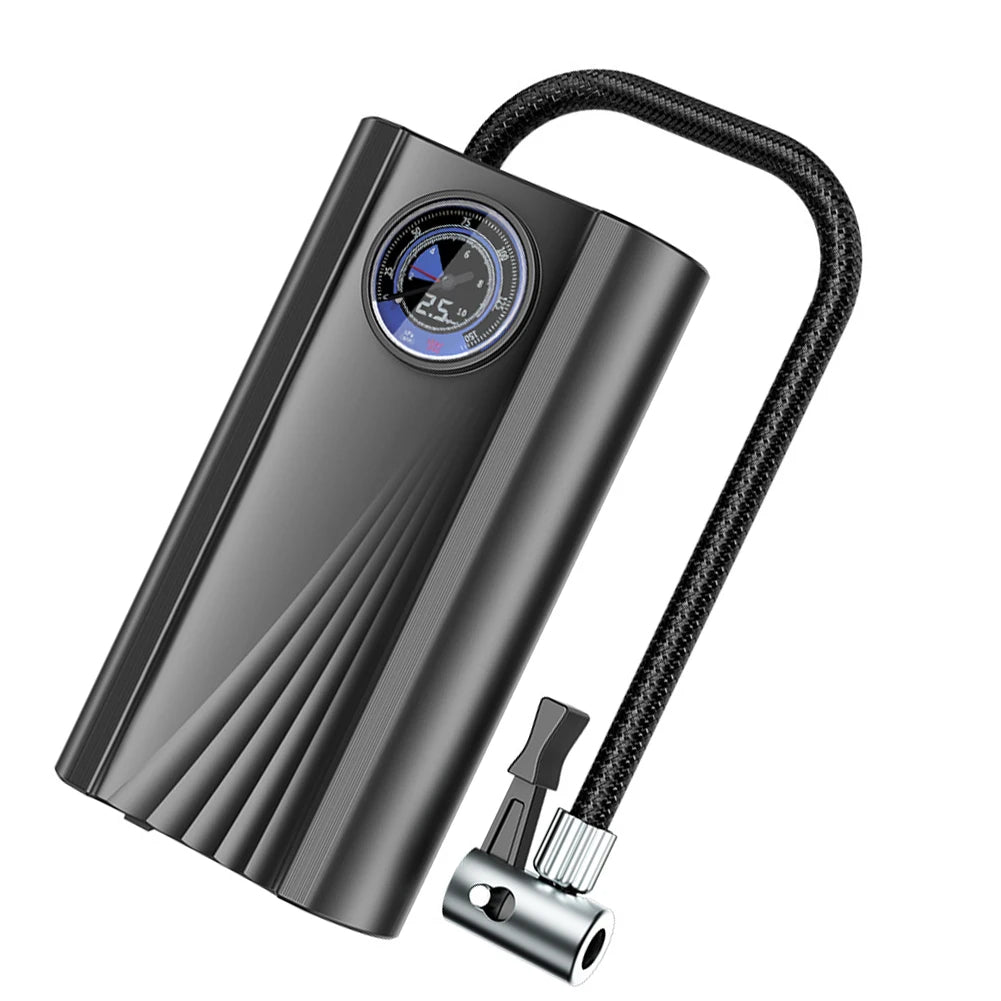 12V Electric Air Compressor High Precision Mini Tire Pump Quick Inflating Auto Air Compressor Cigarette Lighter for Car Auto